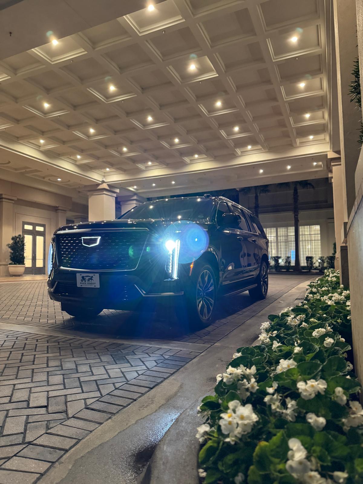 Black Cadillac Escalade for executive chauffeur service in New York City