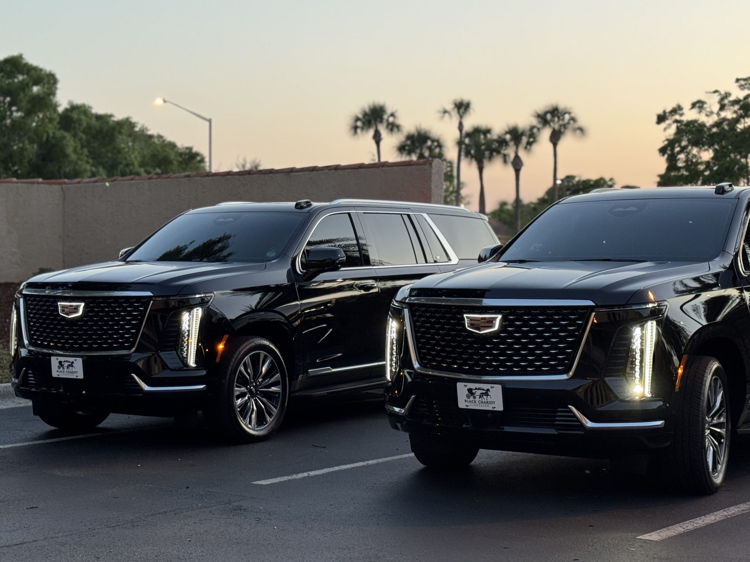 VIP SUV — Cadillac Escalade ESV — Black Chariot Limousine Orlando